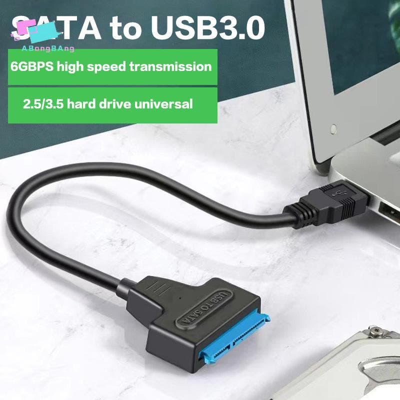 Abongbanghn SATA Para USB 3.0/Tipo C/2 Em 1 Cabo USB3.0 De Até 6 Gbps Disco Rígido Externo HDD SSD De 2,5 Polegadas 3 Ad