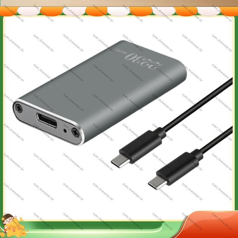 [Preferência R] M . 2 NVMe SSD Gabinete Alumínio Tipo C 3.2 Gen2 10Gbps Case Para 2230 Estojo De Armazenamento Externo P