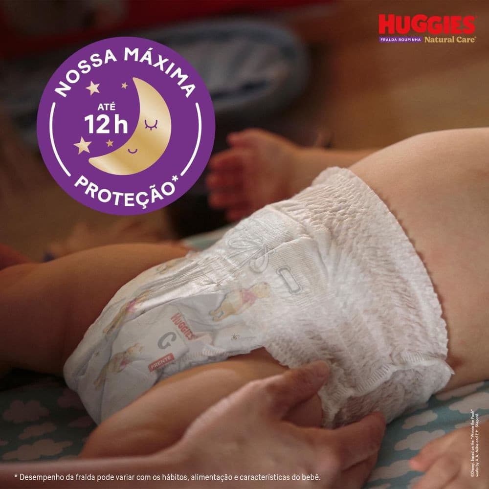 Fralda Descartável Premium Roupinha Huggies Natural Care XXG 20 Unidades