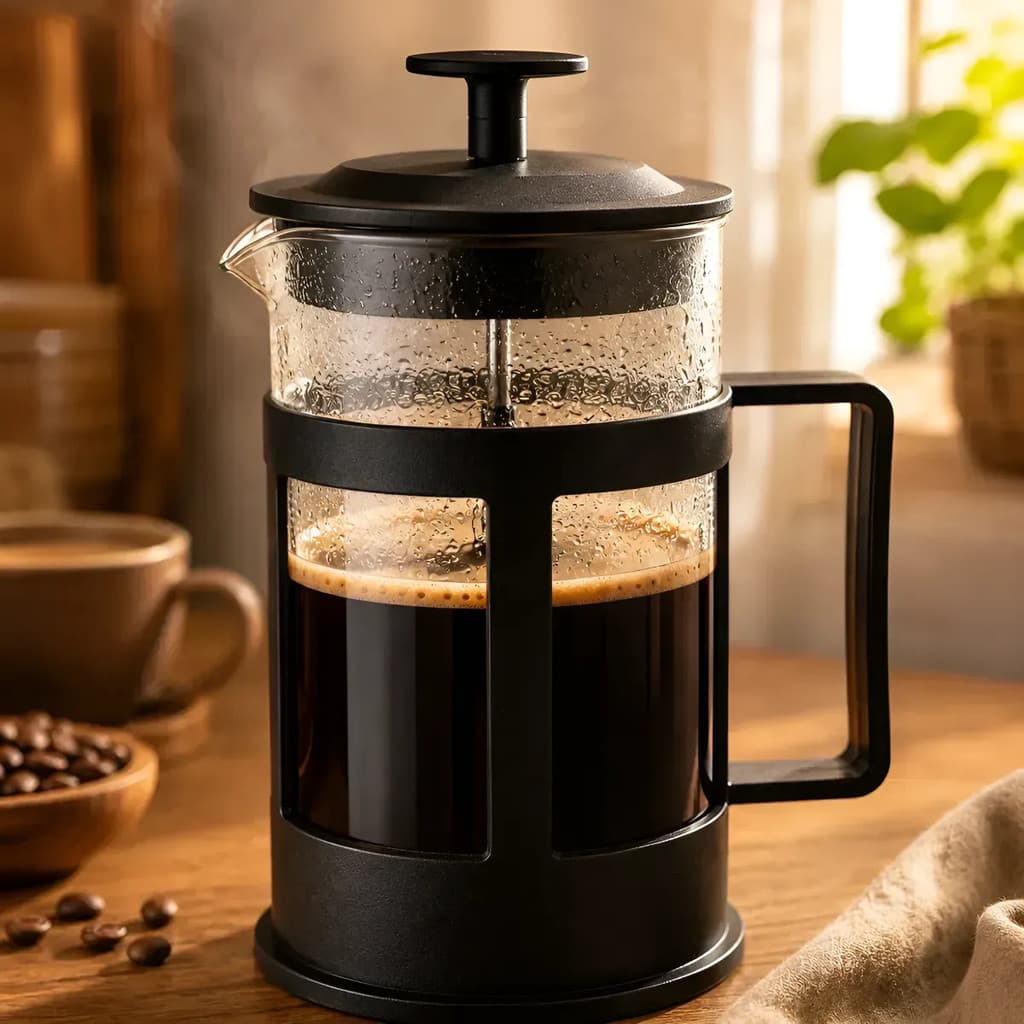 Cafeteira Prensa Francesa 600ml Vidro Café Expresso Gourmet