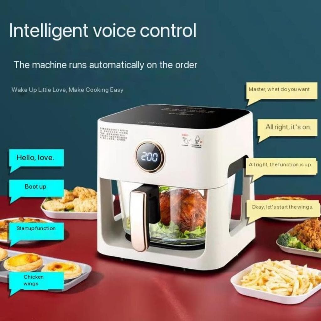 Forno Airfryer 5L Fritadeira De Ar Fogão Sem Óleo Antiaderente