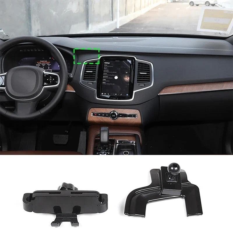 Para Volvo XC90 2015-2023 ABS Controle Central Do Carro Ventilação De Ar Suporte Telefone Móvel De Navegação GPS Acessór