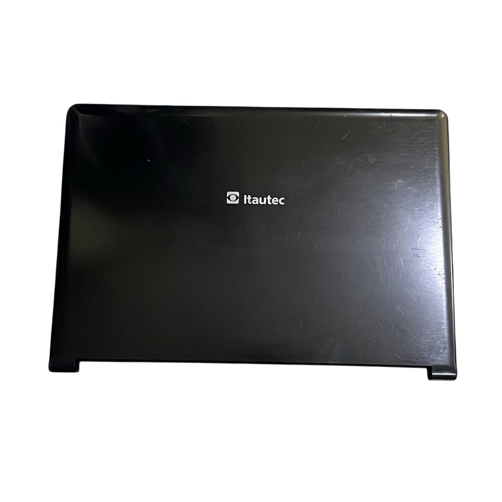 Carcaça Tampa Da Tela Notebook Itautec 7545 Arranhada (us)