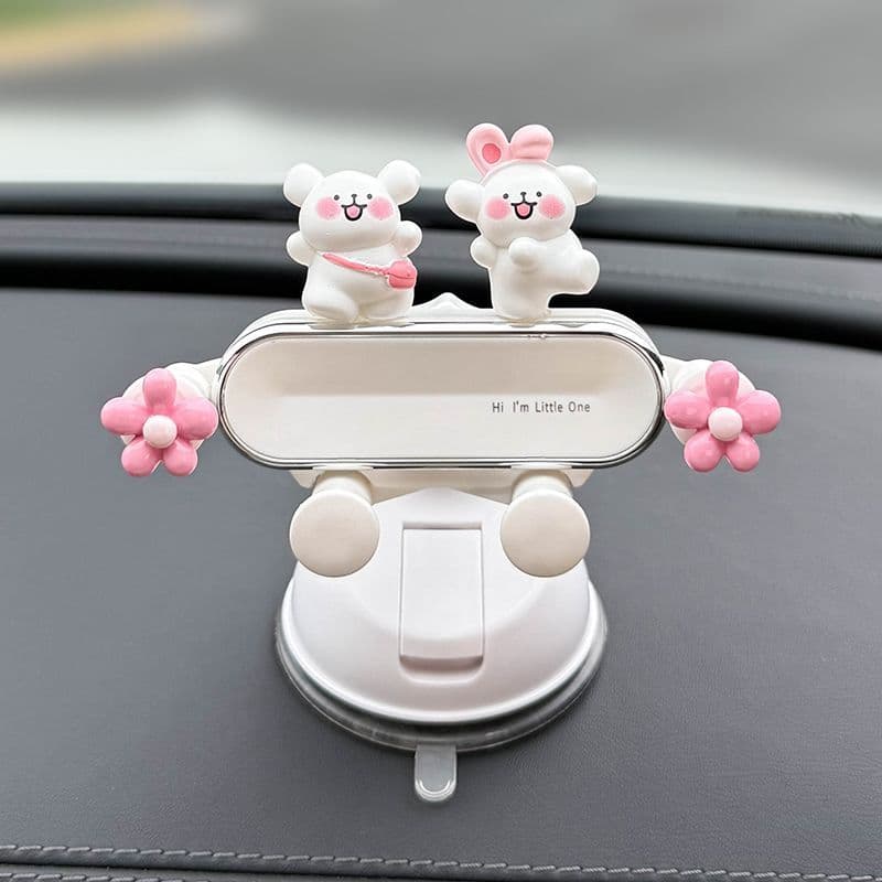 Suporte do telefone do carro 2026 novo estilo linha filhote de cachorro suporte do telefone do carro painel do carro ven