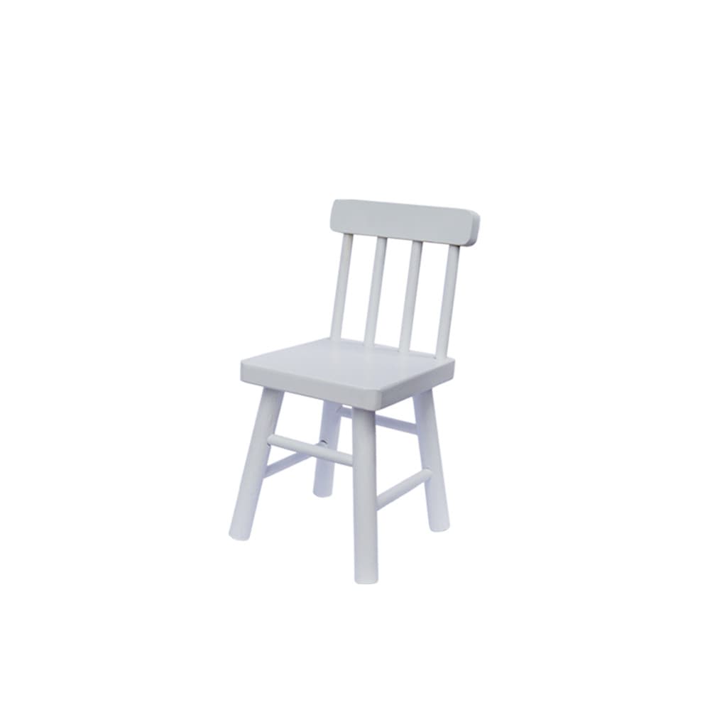 Cadeira Infantil em MDF 23cm de Altura Branco