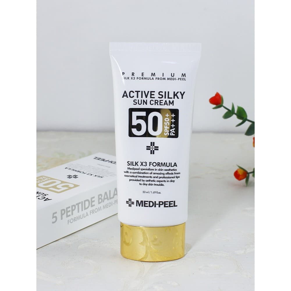MEDI-PEEL Medifi Protetor Solar Creme Vitalidade Sedoso FPS50+50ml Protetor Solar Anti-Ultravioleta Clareador