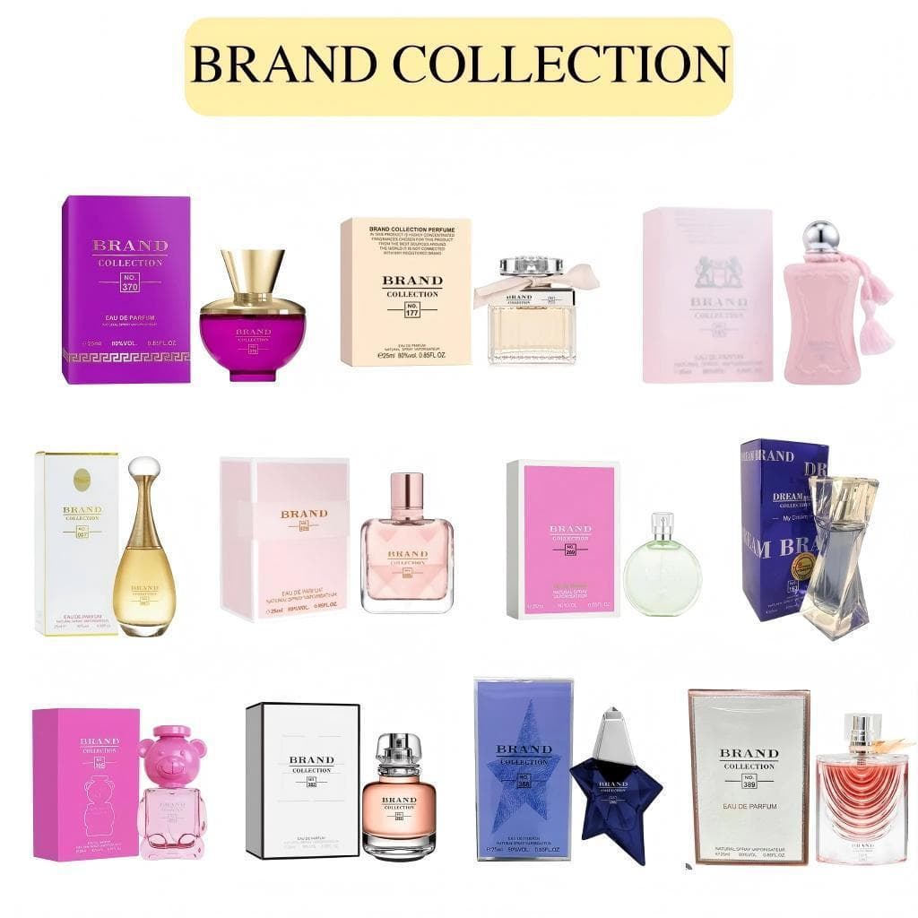Perfume Feminino e Masculino Miniatura Brand Collection 25ML Inspiração Perfume Importado