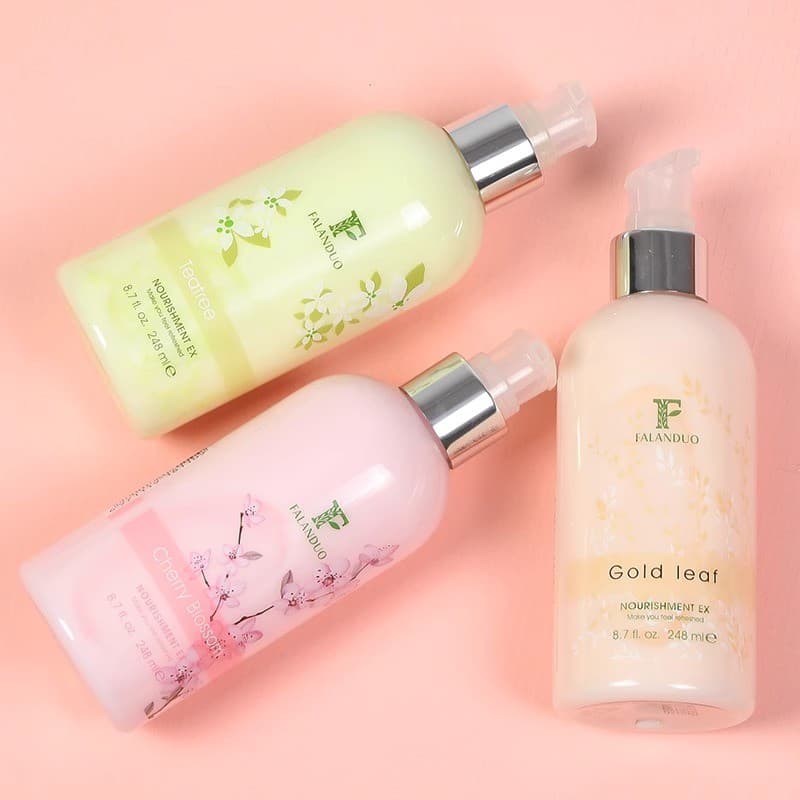 Frando Cherry Blossom Loção Corporal Hidratante Fragrância Hidratante Corporal Loção de Banho Hidratante Loção