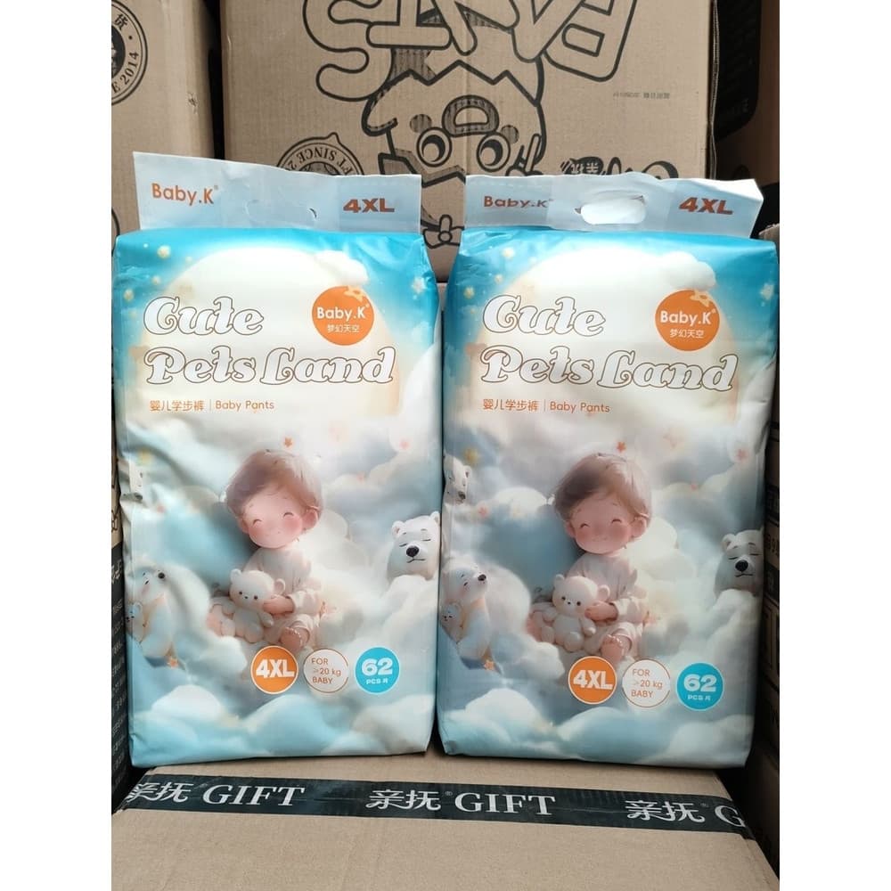 Bebê babyk fantasia céu fraldas pull-up calças bebê recém-nascido fraldas ultrafinas tudo-em-um calças de Hip-pull-up co