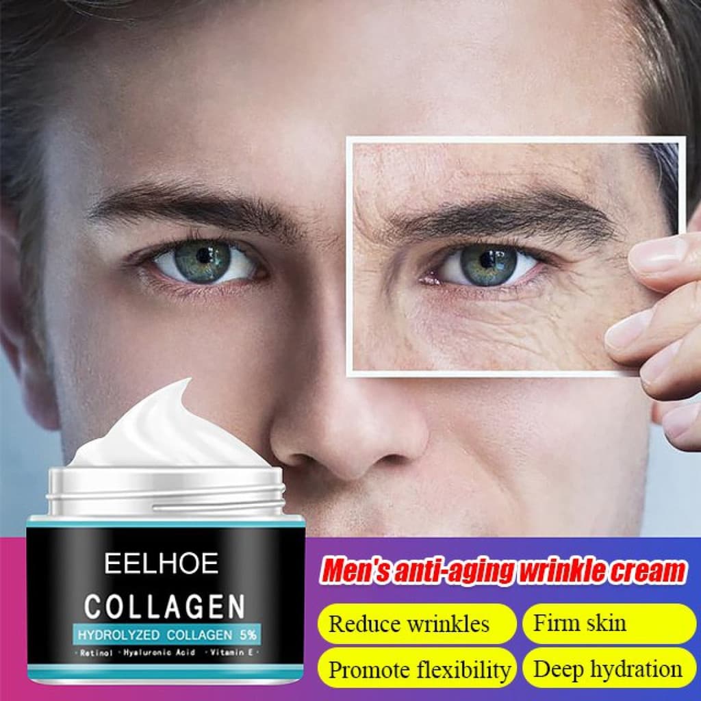 [Hidratação Profunda] Beli 1 Gratis 2/Krim Wajah Anti Penuaan Pria/Creme Anti-Idade Masculino/Rejuvenescedor/Fórmula Hid