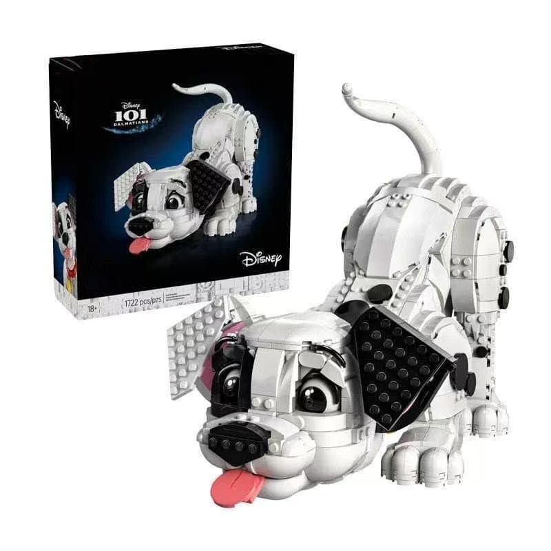 1722 Peças Blocos de Montar Lego Dálmatas 101 Dálmatas Brinquedo de Montar Infantil Presente Cães de Estimação Pug