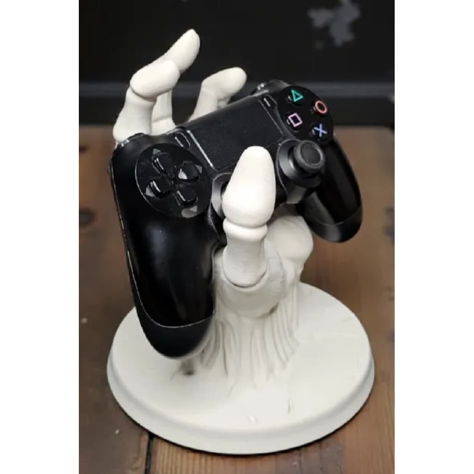 Suporte Porta Controle de Videogame Mão de Ghoul Esqueleto – Premium