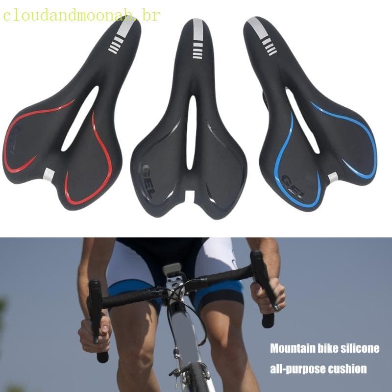 CLO Confortável Almofada De Bicicletas Silicone Selas De Bicicleta Assentos À Prova De Choque Para Ergométrica De Montan