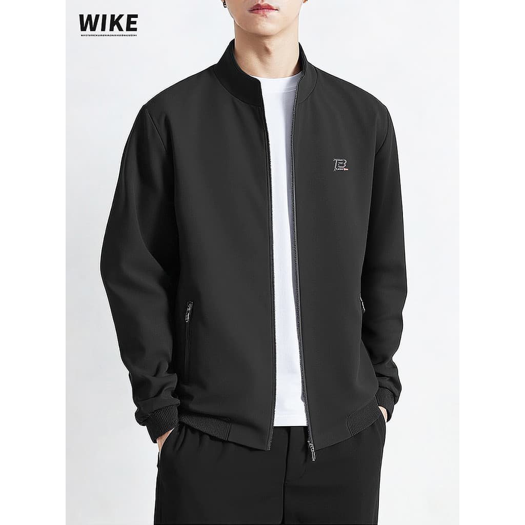 WIKE Original gola alta jaqueta masculina 2026 outono novo estilo simples Casual jaqueta masculina roupas de outono na m