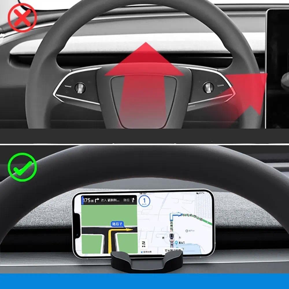 Suporte Do Telefone Carro Para Tesla Modelo 3 Y Borracha De Silicone Líquido Sem Vestígios Clip-on Ventilação De Ar Pain