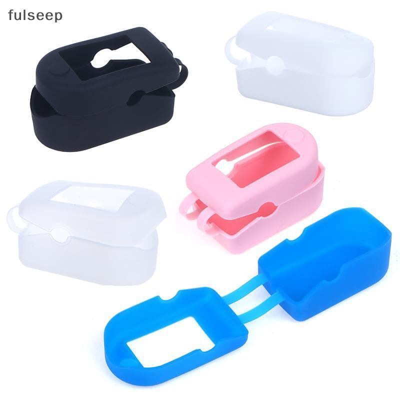 [fulseep] Bolsa De Armazenamento De Silicone Clipe De Dedo Oxímetro Protetor Caso Médico Suporte De Pulso Braet BR