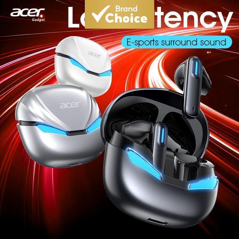 Fones de ouvido Acer OHR800: Fones de ouvido Bluetooth sem fio, fones de ouvido para jogos equipados com bateria de