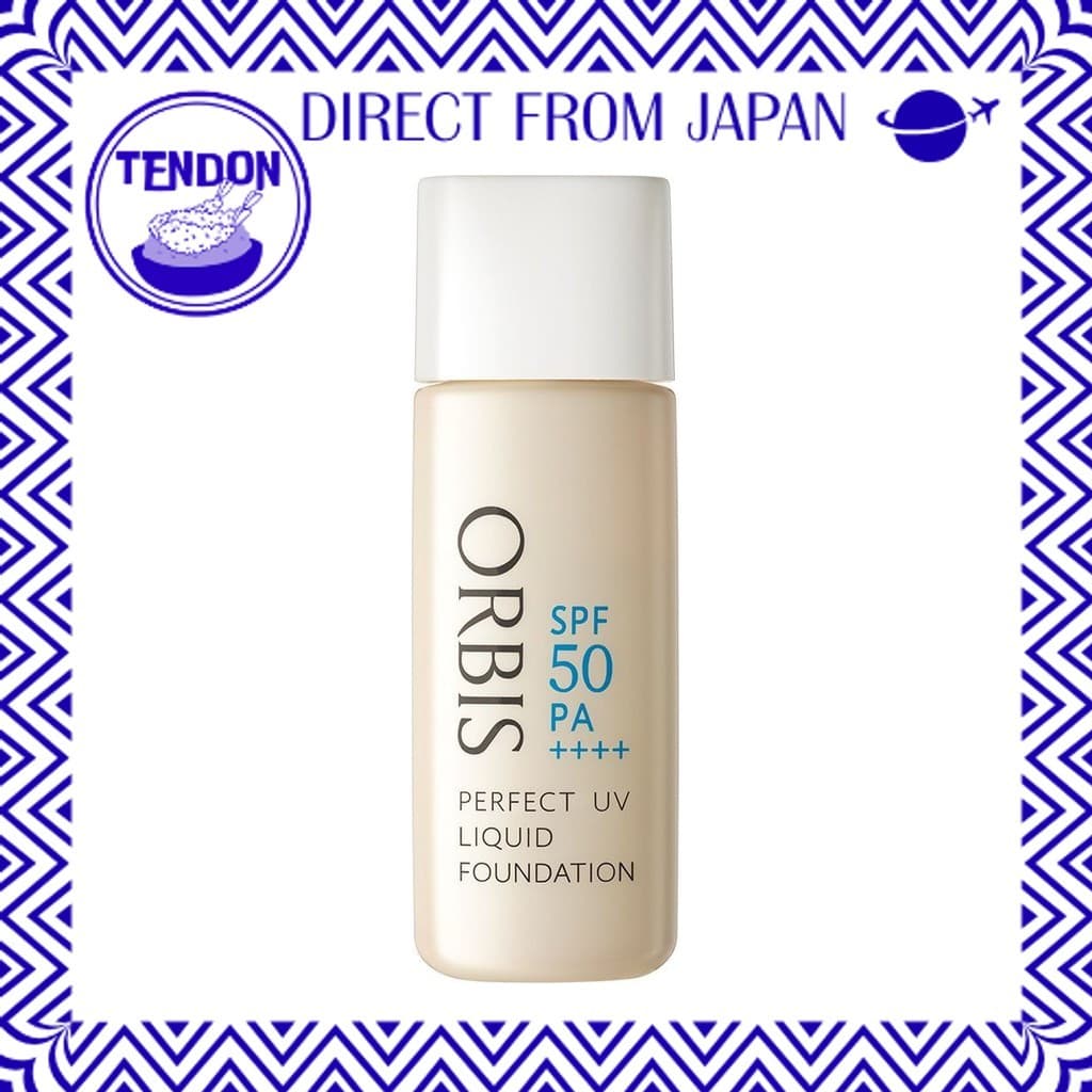 Base Líquida ORBIS UV SPF50 PA++++ 30ml Natural 02 Maquiagem Japonesa Longa Duração À Prova D'Água Controle Oleosidade