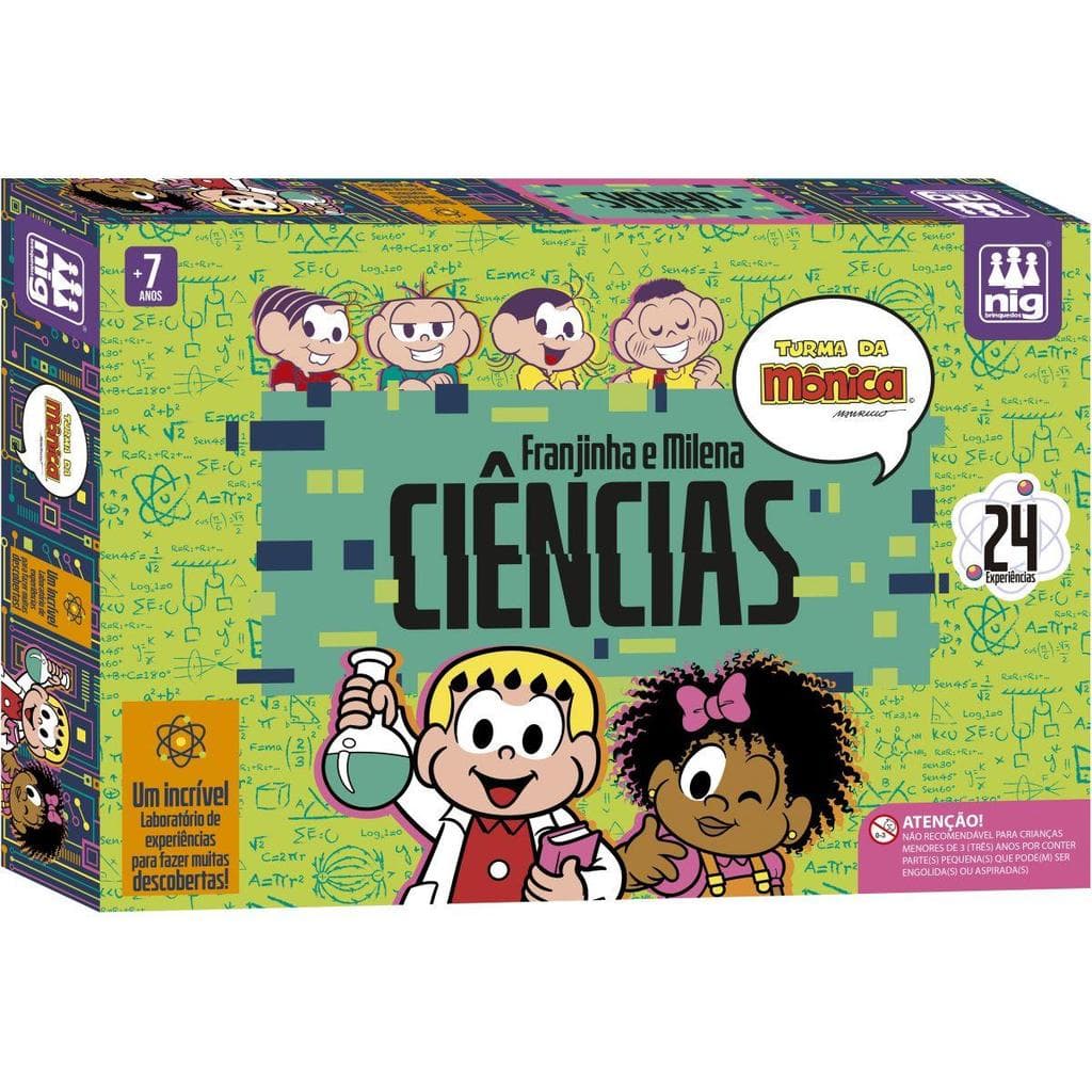 Brinquedo Educativo T da Monica Ciencia Franj Mile Nig Brinquedos