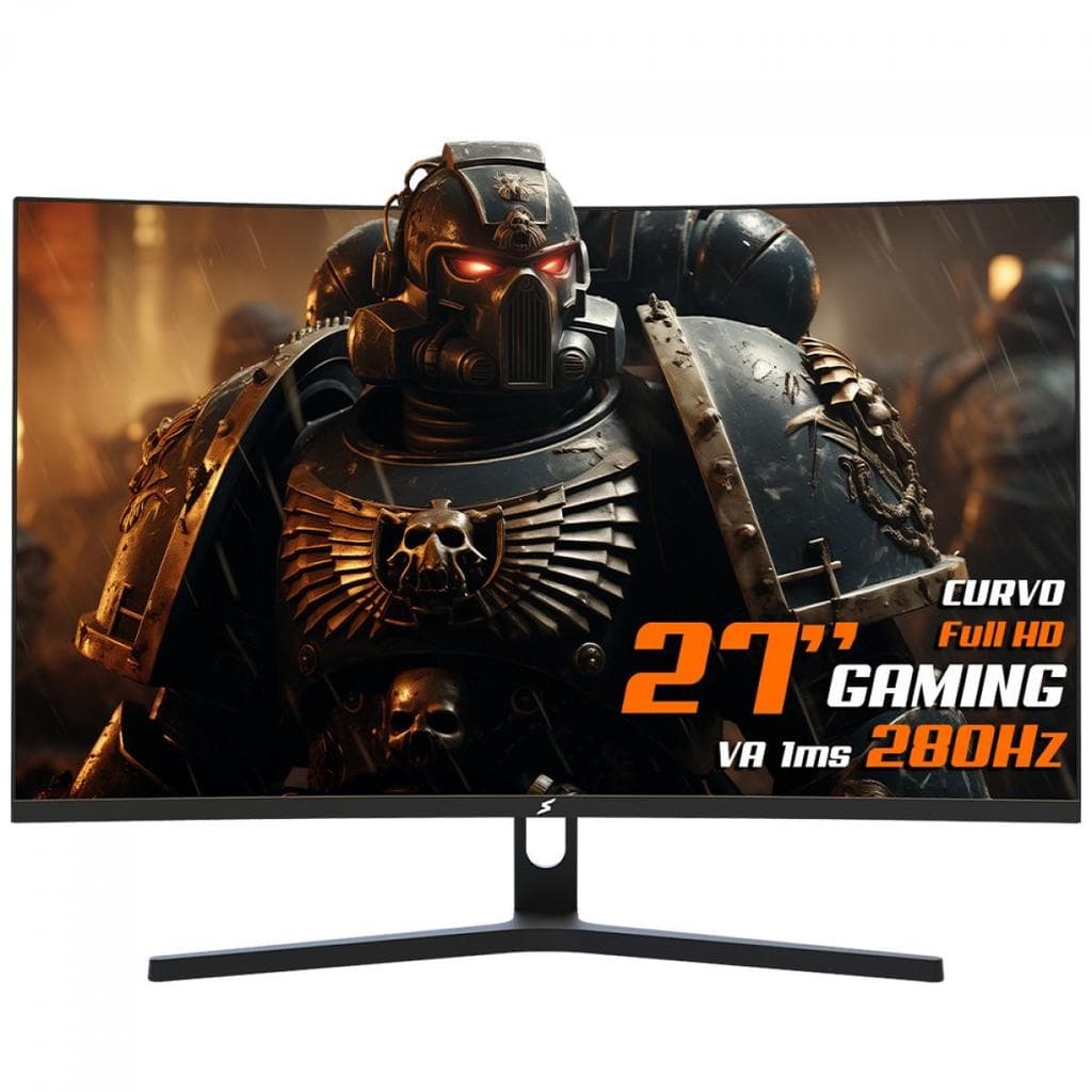 Monitor Gamer SuperFrame Precision, 27 Pol, Full HD, 1ms, 280Hz, HDMI/DP, Preto, SFPCB-27280-FHD