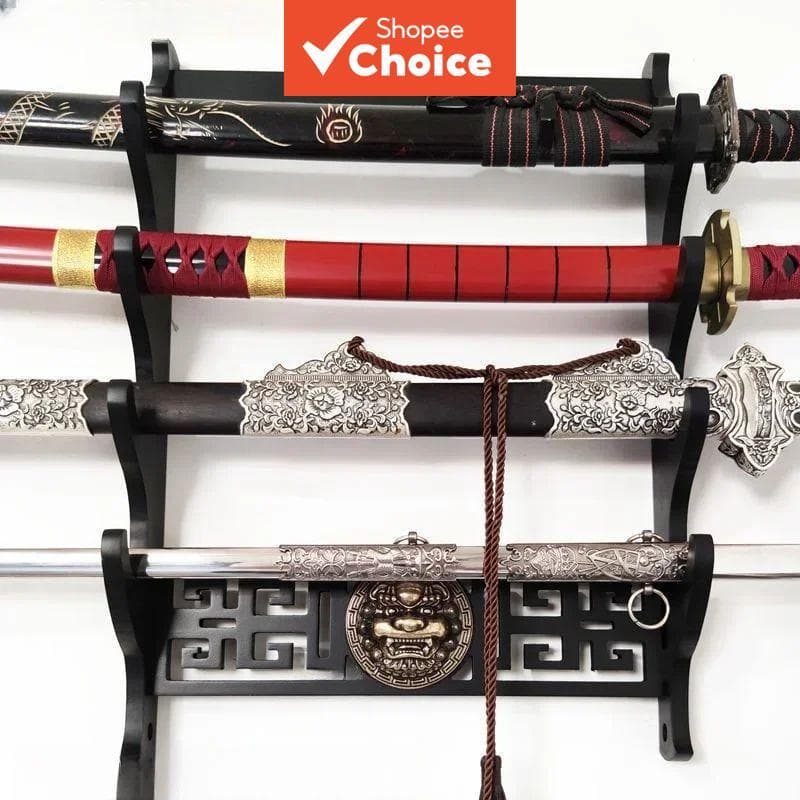 Suporte de Prateleira de Madeira para Parede com 4 Camadas, Suporte Expositor, Organizador de Tamanho Real Japonês,