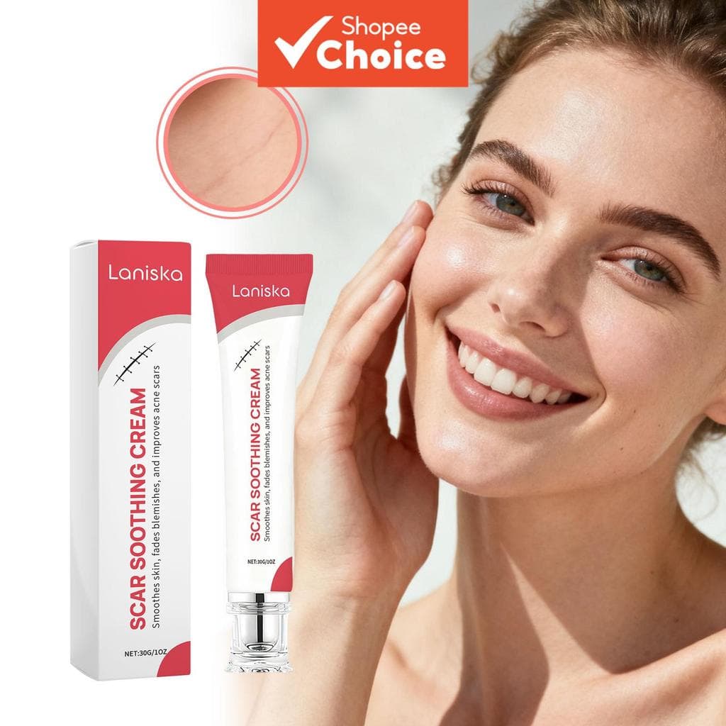 Laniska Creme Suavizante de Cicatrizes para o Corpo, Hidratante Suave Nutritivo, Suaviza Manchas e Equilibra a Textura