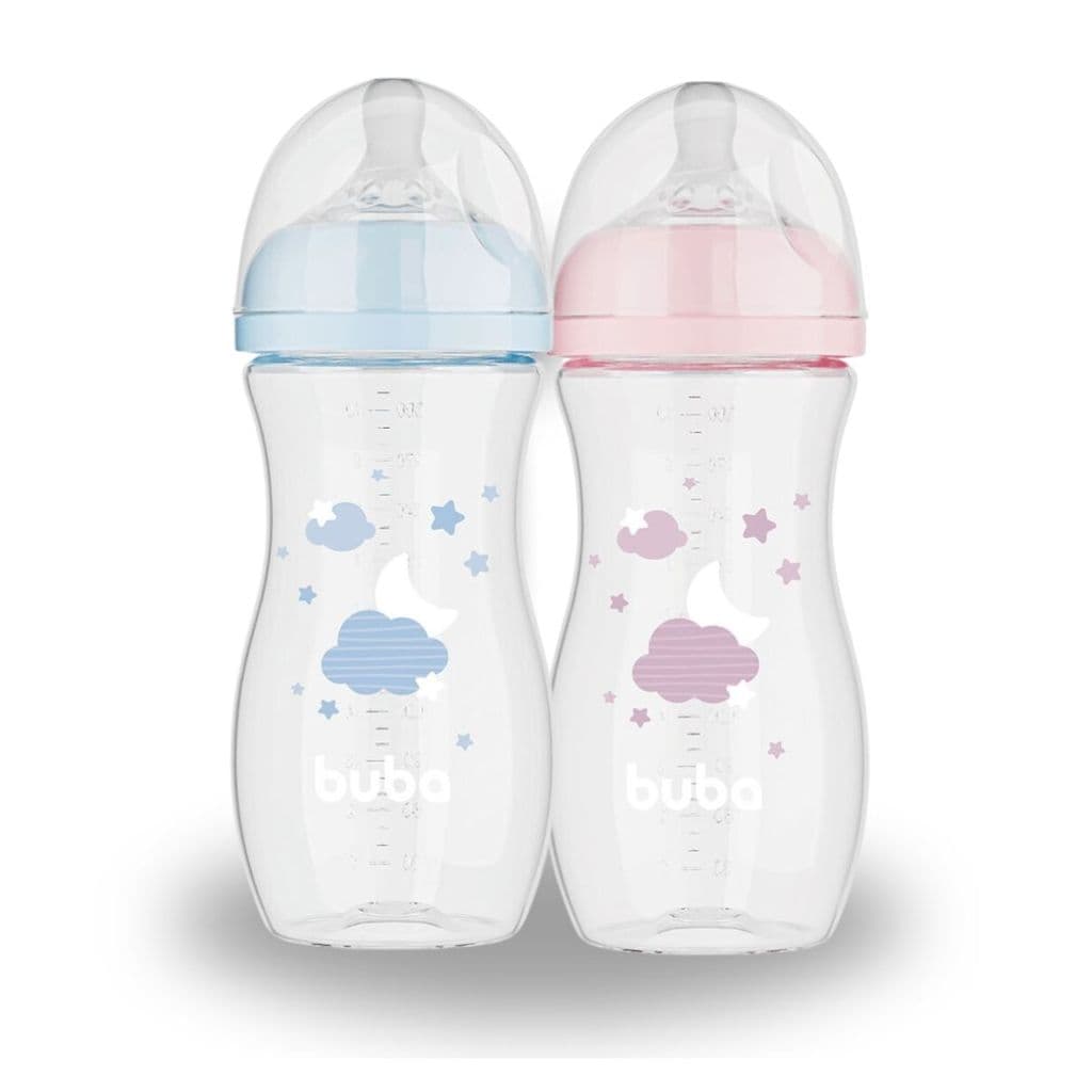 Mamadeira Easy Flow Nuvem Bebê 4 meses Free BPA Buba 330ml