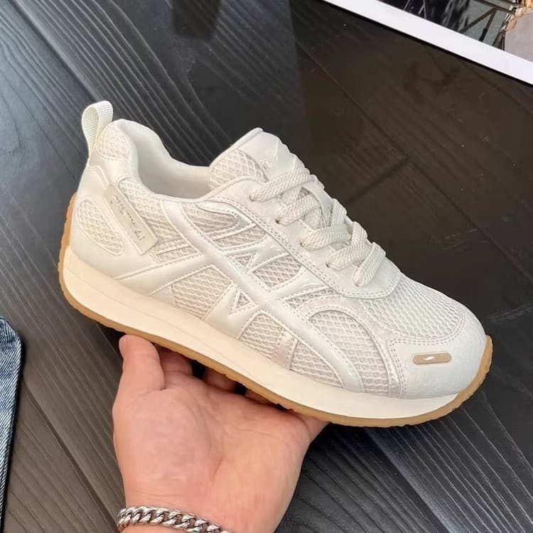 Tênis de Corrida Cortez Estilo Ins Feminino, Tênis Respirável de Malha Primavera Verão 2026, Tênis Esportivos Casuais Vi