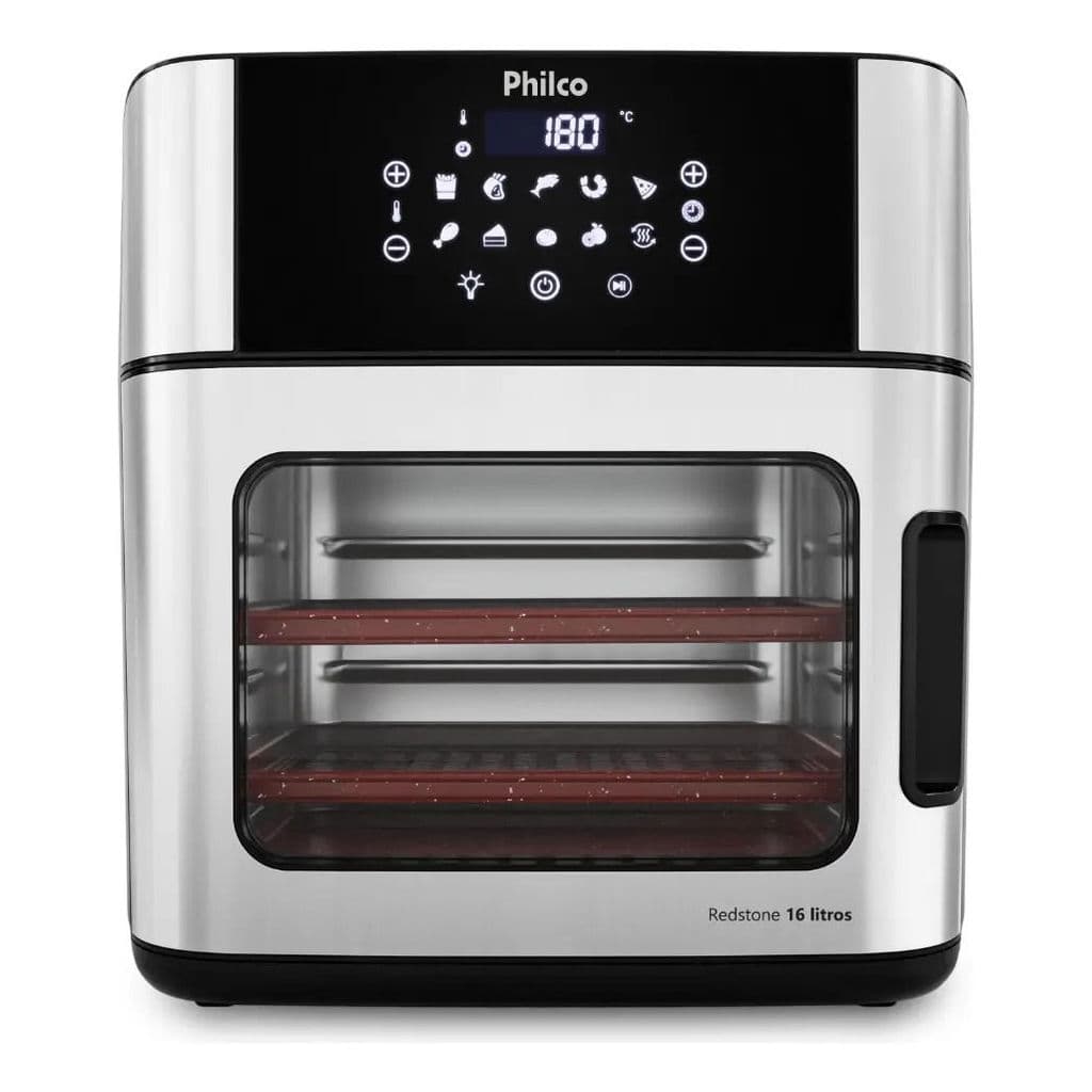 Air Fryer Philco 16L Digital 2000W 127V Preto - REEMBALADO