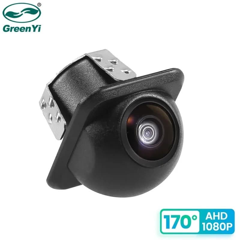 GreenYi AHD 1920x1080P Câmera De Visão Traseira Do Carro Full HD Noturna 170 ° Veículo Com Lente Olho De Peixe Invertend