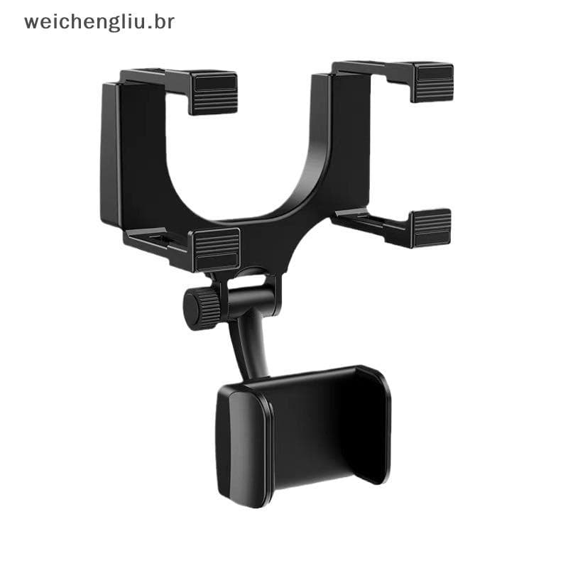 # weicheng 360 ° Suporte Do Telefone Carro Espelho Retrovisor De Montagem GPS Móvel Clipe Dobrável Ajustável Celular .