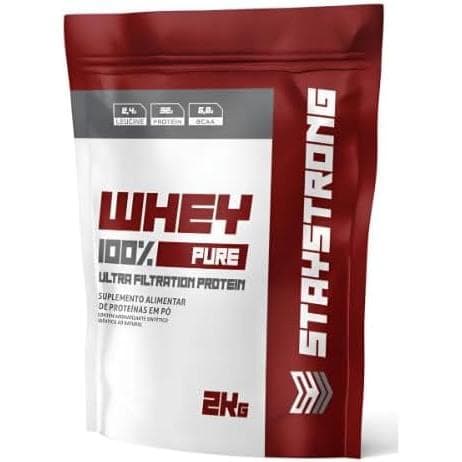 Whey Protein Concentrado 2kg - 32g Proteina sabor Chocolate - Stay Strong