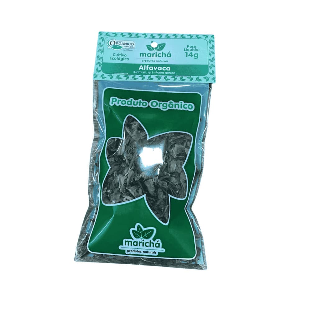 Chá Orgânico:  Alfavaca 14g