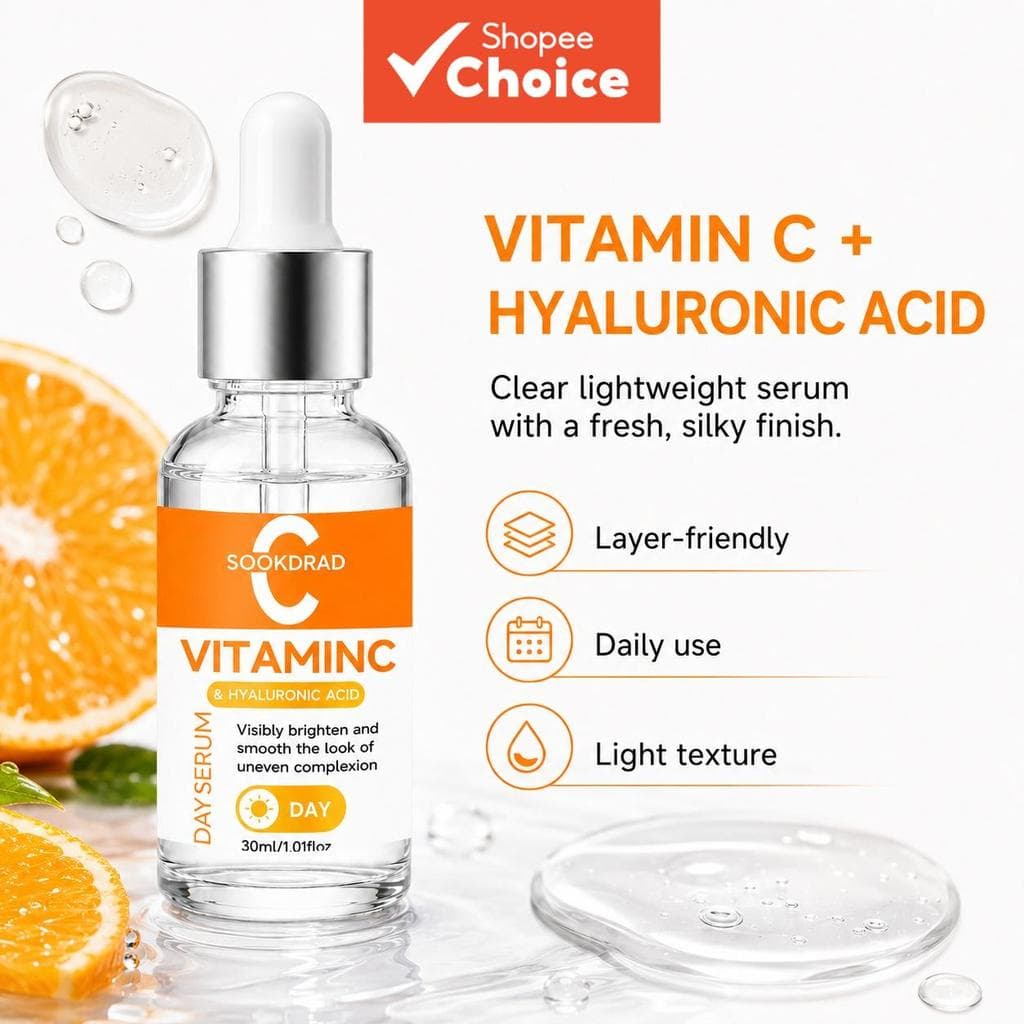 de Vitamina C com , Ilumina e Suaviza o Tom Irregular, 30ml/1.01fl oz