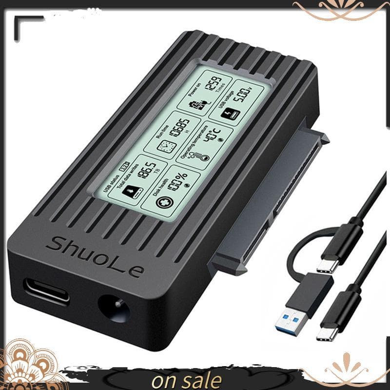 [Vendas Quentes Y] Cabo Conversor Adaptador USB C Para SATA USB3.2 Gen1 Externo De Disco Rígido SSD HDD De 2,5/3,5 Poleg