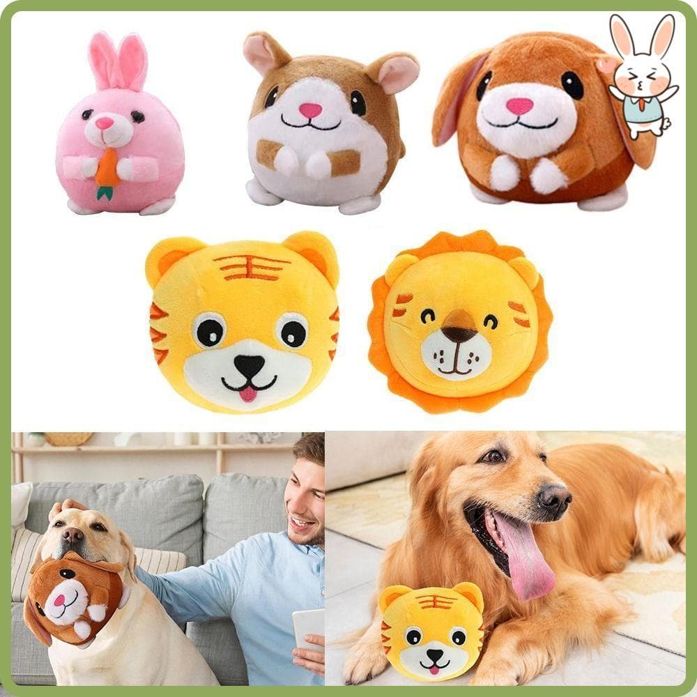 Brinquedos De Mastigar Para Cães , Brinquedo De Dentição De Cachorro Estridente De Pelúcia , Vibração Musical , Papai No