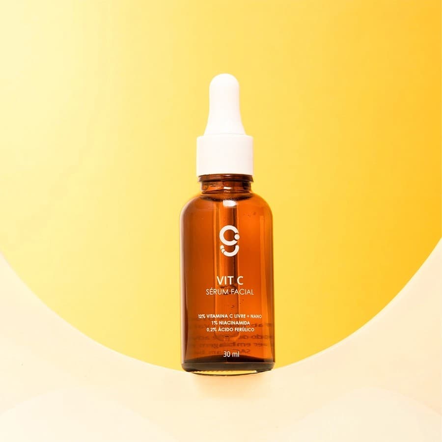 Sérum Facial Vitamina C 12% Glam Beauty Vit C Antioxidante Pele Radiante 30ml