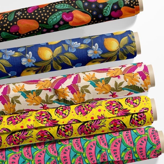 Tecido Sarja Impermeável Estampada Cozinha Costura Artesanato Patchwork Pano Quilt Mesa Decoração