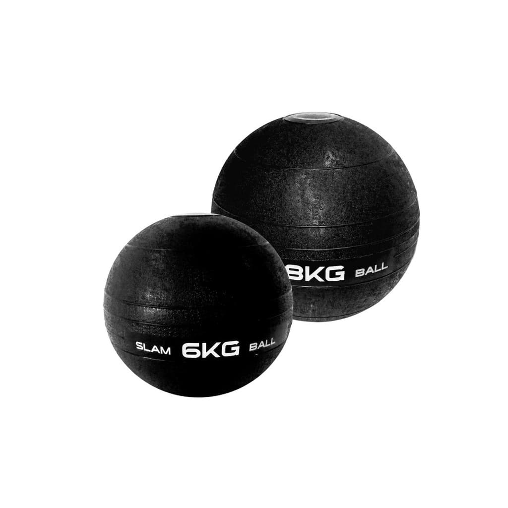 Kit 2 Slam Ball 6 e 8kg Medicine Treino Força Fit Preta Liveup