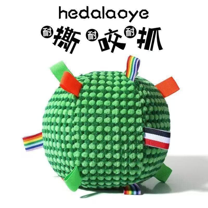 Novo estilo de brinquedo para cachorro, bola de voz, sino rolante, brinquedo Molar, resistente ao desgaste, resistente à