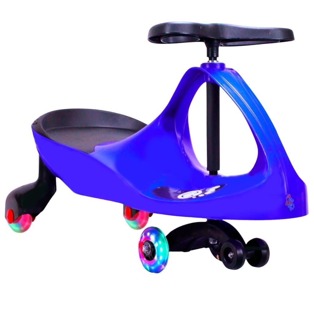 Carrinho Rolimã Zig Zag Car 360 Roda Led - Castela Brasil