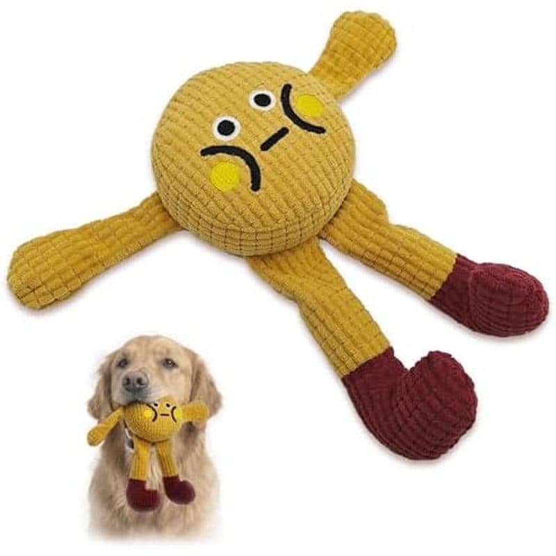 Brinquedo Para Mastigar Cachorro Estridente , Brinquedos De Pelúcia Interativos Dentição Com Papel Enrugado Raças Pequen