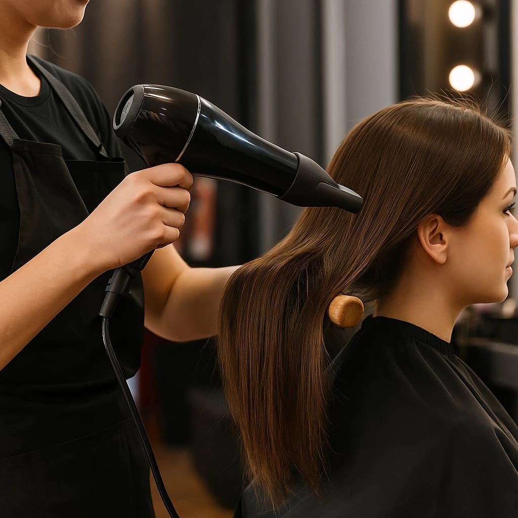 Secador Cabelo Molhado Escova Modeladora Alisador Salão Ondular Ponta Cachos Profissional Bivolt