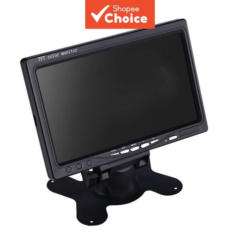 Monitor De Visão Traseira LCD HD De 7 Polegadas Para Sistema De Câmera De Backup De Carro , 12-24v Caravana Rv De Caminh