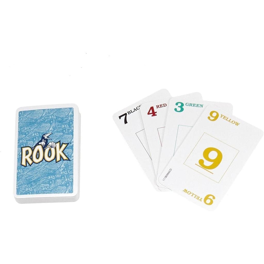 Jogo de Cartas Rook da Hasbro Gaming |   Jogos em Família para Crianças, Adolescentes e Adultos |   2 a 6 Jogadores |   