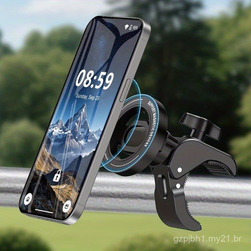 Magnético Universal para com Clipe Grande, Adequado para Guidões de Carro, Bicicletas Ergométricas, Est