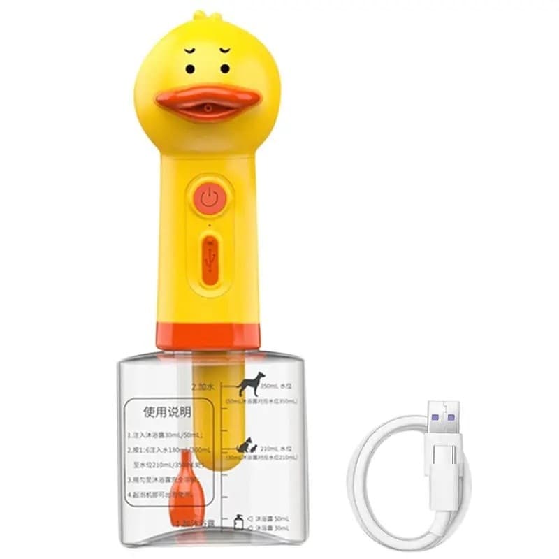 [DANDELION]AEE6-Dispensador Elétrico de Shampoo para Cães, Pulverizador de Shampoo para Cães, Espumador de Shampoo em Fo