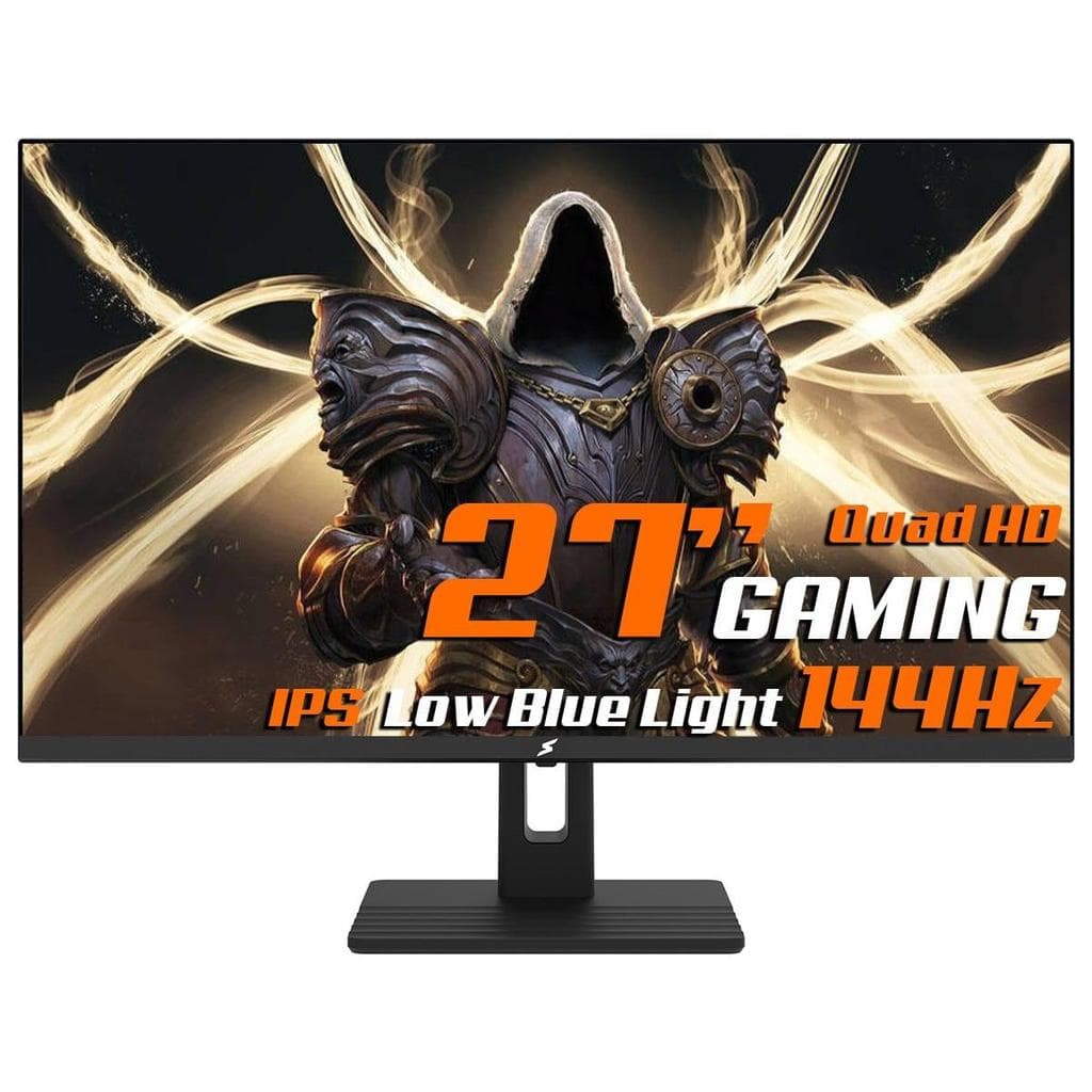 Monitor Gamer SuperFrame Ace, 27 Pol, Quad HD, 144Hz, IPS, 5ms, Flicker-Free, Low Blue Light HDMI/VGA SF-MN-ACE27QSIFD1B