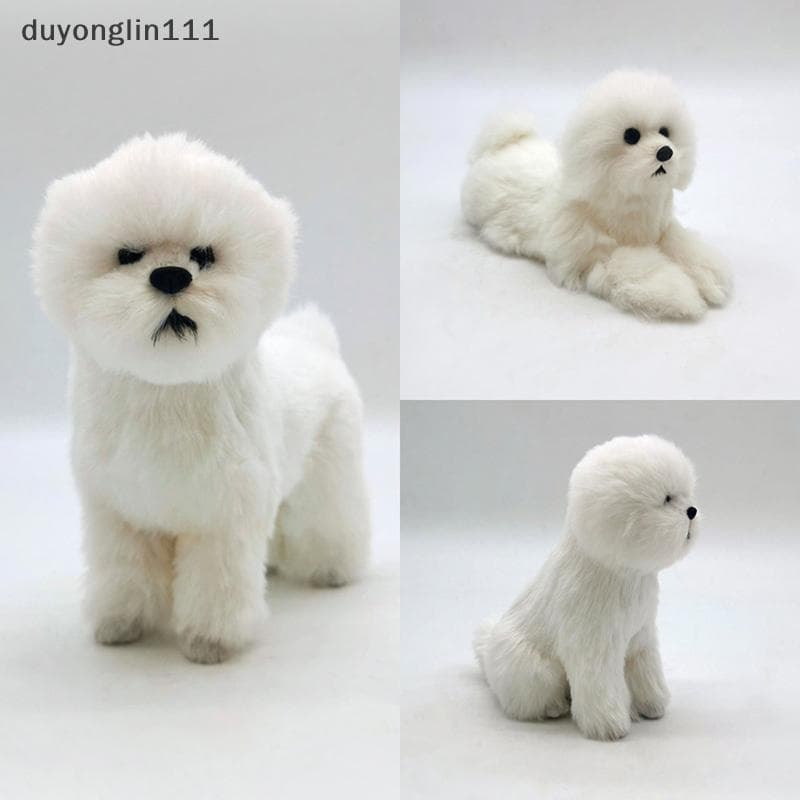 (duyonglin111) Boneca De Pelúcia Fofa Para Cachorro , Simulação De Brinquedos Cães , Brinquedo Super Realista Amantes De