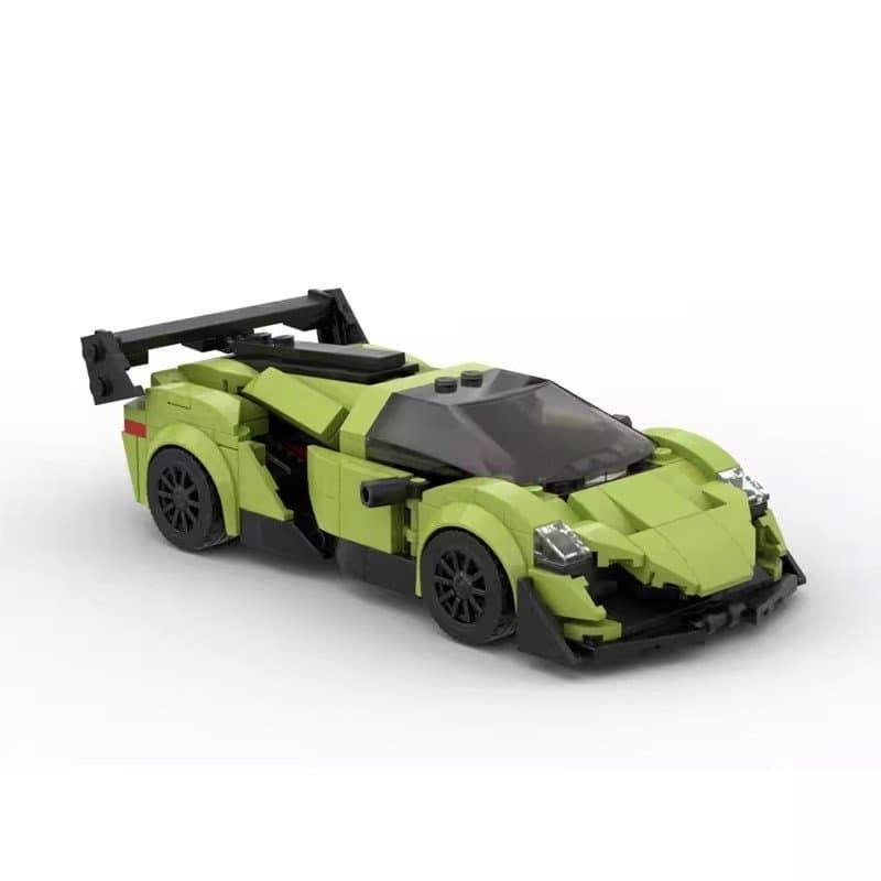Os blocos de montar MOC são compatíveis com os blocos de montar domésticos LEGO 40655, modelo de supercarro Lamborghini 